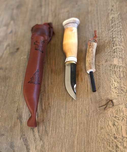 Turkniv med tennstål